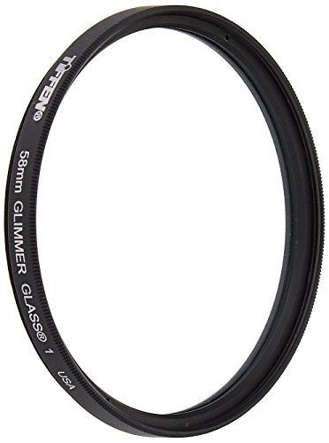 Tiffen 58mm Glimmer Glass 1 Filter and 58mm UV Protection Filter Bundle Filter + 58mm UV Filter