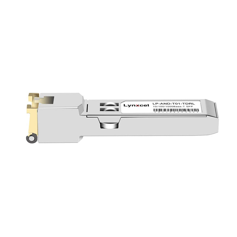 SFP RJ45 Module Transceiver, 10/100/1000Base-T, 1.25G, Up to 100m | Gigabit Copper SFP for Cisco, Ubiquit UniFi, TP-Link, Meraki, Intel, Mikrotik, Netgear and More 10/100/1000Base-T: 100m
