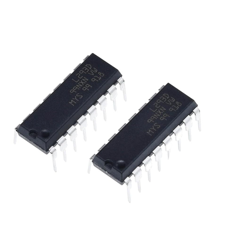 PENGLIN 10pcs L293 L293D 16 Pin IC Stepper Motor Driver Controller