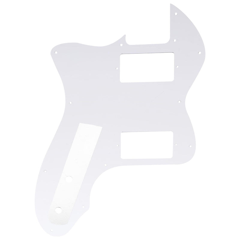 [AUSTRALIA] - Musiclily Pro 12 Holes Covered HH Guitar Pickguard For USA/Mexico Fender 72 Tele Thinline Style Electric Guitar, 4Ply White Pearl 