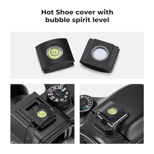 K&F Concept 2Pack Eyepiece Cover & Hot Shoe Cover Kit, Eyecup for Canon 5DM4 5DM3 5DS R 5DS 7D 7DM2 1DX 1DXM2 1DXM3 1DSM3 1DM4 1DM3 Camera Viewfinder, Viewfinder Protector Replace for Canon EG Eyecup