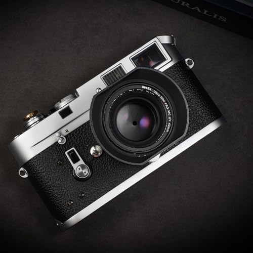 Haoge LH-ZV02MB Square Metal Lens Hood for Voigtlander Nokton 35mm f/1.4 II, 40mmF1.4 VM 50mm f1.5 II VM 28mm f1.5,Carl Zeiss 35mm f2 ZM,35mm f2.8 ZM, Planar T* 2/50 50mm f2 ZM Lens Black
