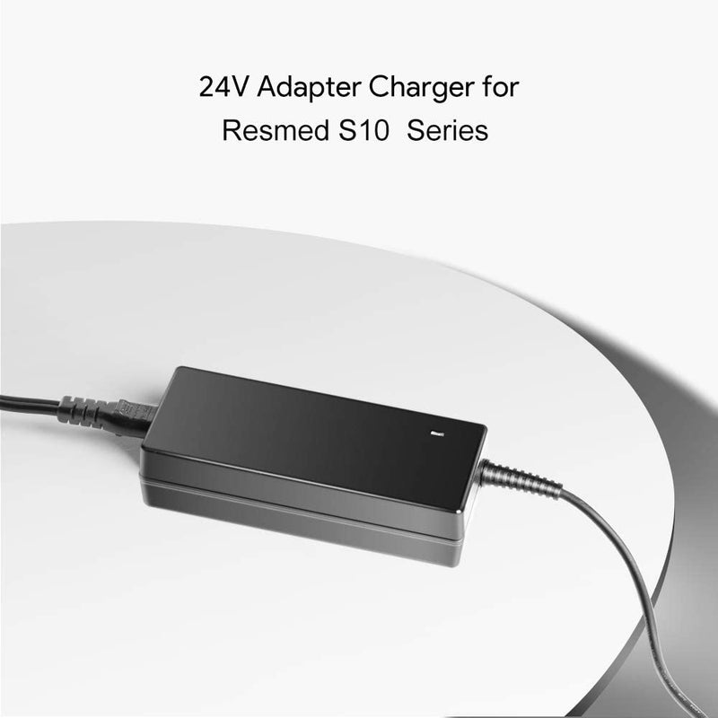 KFD Power Supply 24 V 3.75 A Resmed Accessories Charger for Resmed Airsense 10 90 W AC Adapter S10 Series CPAP Machine AirCurve 10 AirStart 10 Autoset BiPAP Air Elite S10 370001 DA90F24 Lumis VPAP