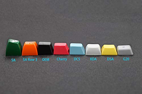 YMDK Carbon Laser-Etched Top Print OEM Keycap 1.5mm PBT for MX Switches Planck Niu40 Preonic Keyboard (Top Printed)(Only Keycap) Carbon Top Print