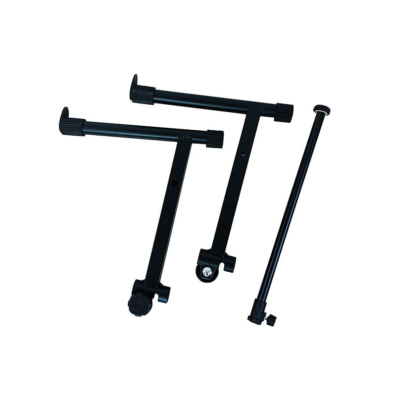2 Tier Keyboard Stand Attachment Adjustable Electric Digital Piano Stand for 54 - 88 Key Music Keyboards Rack Holder Adjustable Width 15-27 inch Music Instrument Accessories