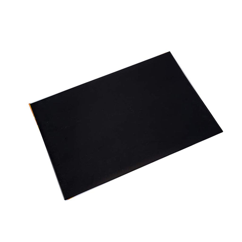 Alnicov Blank Guitar Pickguard Material Scratch Plate Backplate Sheet 11.5X17Inch 3Ply for Electric Guitar Bass Pickguard Custom,Black Yellow Pearl Shell