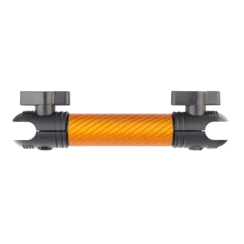 Bulletpoint Mounting Solutions Dash Mount 5.9" Arm Compatible with iPhone and Android Smartphones - Fits 20mm Attachment Ball (Matte Orange Carbon Fiber) Matte Orange Carbon Fiber