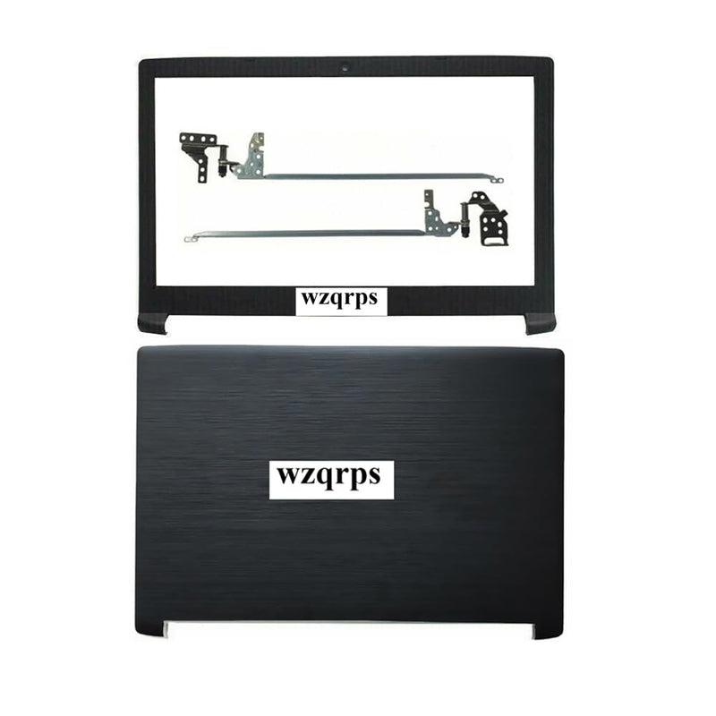 Replacement Laptop LCD Cover Back Rear Top Lid with Front Bezel and Hinges for Acer Aspire 5 A515-51 A515-51G 41G A315-53 60.GP4N2.002 60.GP4N2.003 AM20X000300 AM28Z000100