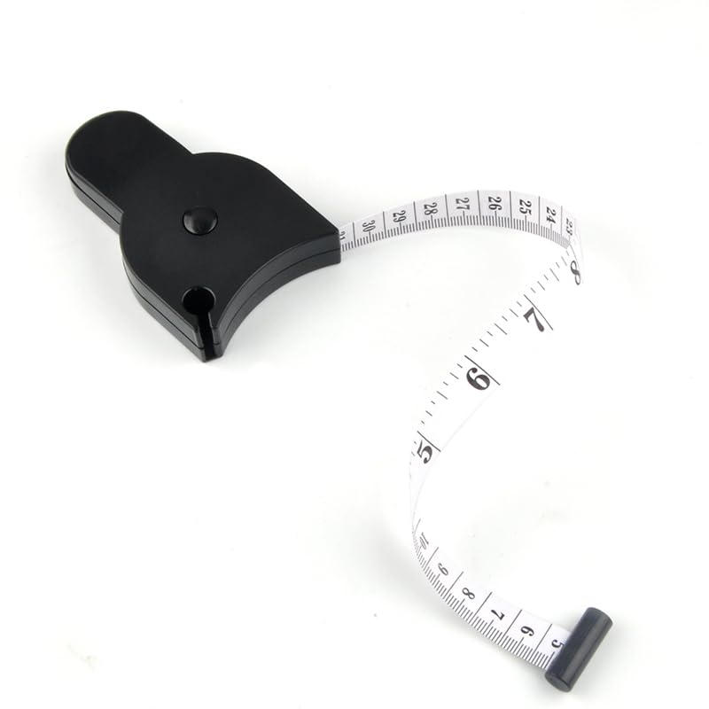 Wintape Soft Tape Measure for Fabric, Craft & Weight Loss - 60 Inches / 1.52 m Pink Retractable Body Measure Tape pink picture but it's white