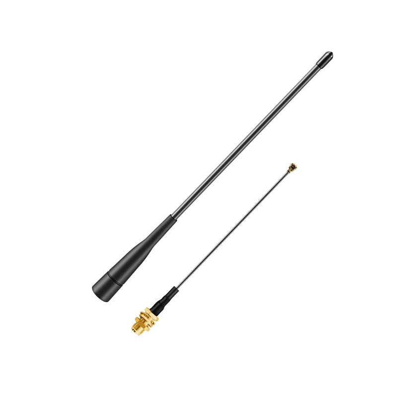 Meshtastic High Gain 915MHz LoRa Whip Antenna, 10dBi Long Range SMA Male Directional Antenna for ESP32 LoRa V3 Development Board 915MHz LoRa Module with 10cm IPEX Extension Cable (2 Sets), Slinkdsco 2 Sets Antenna with 10cm Cable