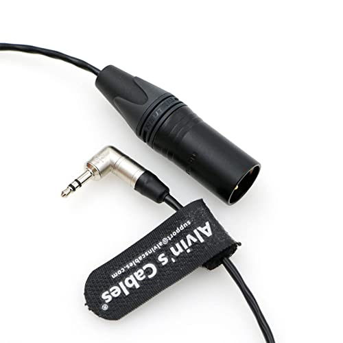 Alvin’s Cables Timecode Cable for Sony FS7| Sony FS5| Canon C100 Camera from Tentacle Sync 3.5mm TRS to XLR 3 Pin Male Time Code Cable 45cm/18inches
