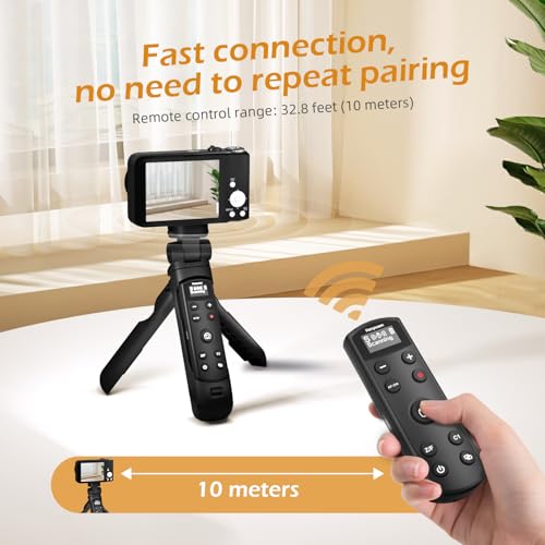 for Sony Tripod Wireless Shooting Grip with Shutter Release Black for Sony