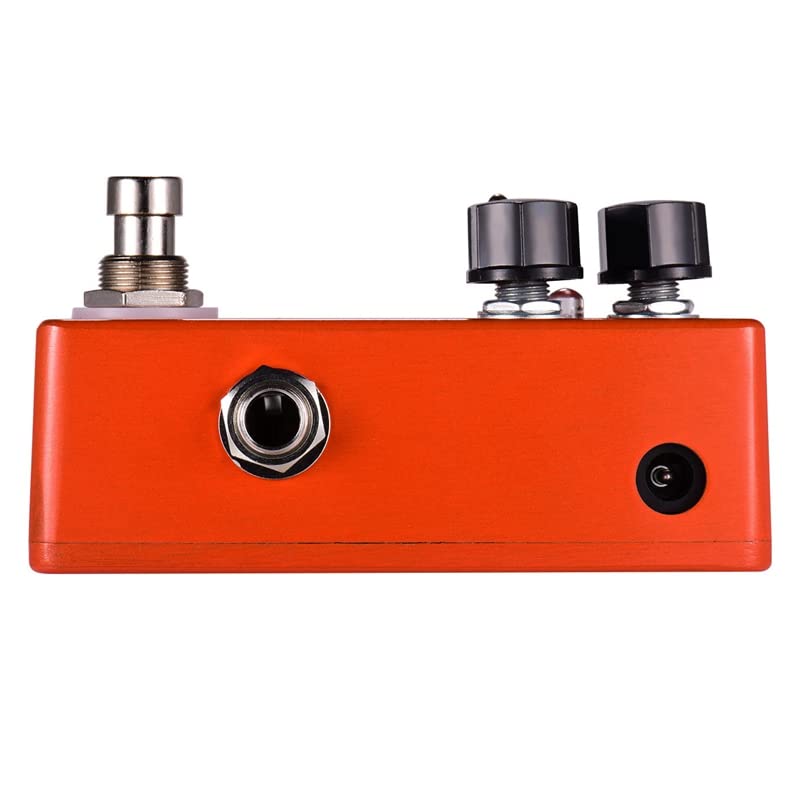 MOSKYAudio Mini Overdrive Preamp Pedal with True Bypass Switch (D250X)