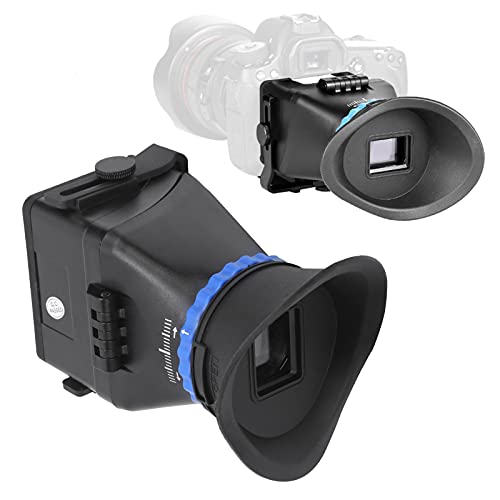 Viewfinder, Offers 3X Magnification for 3in/3.2in LCD Screen, Viewfinder for Camcorders and DSLRSLR Cameras, Also Functions As a ScSunshade Hood