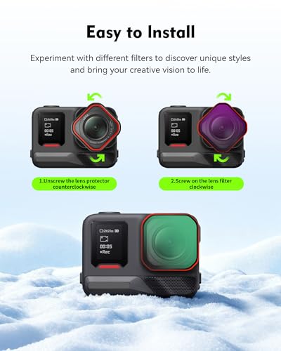 4-Pack Filter Kit for Insta360 Ace Pro2 PL+ND8/16/32