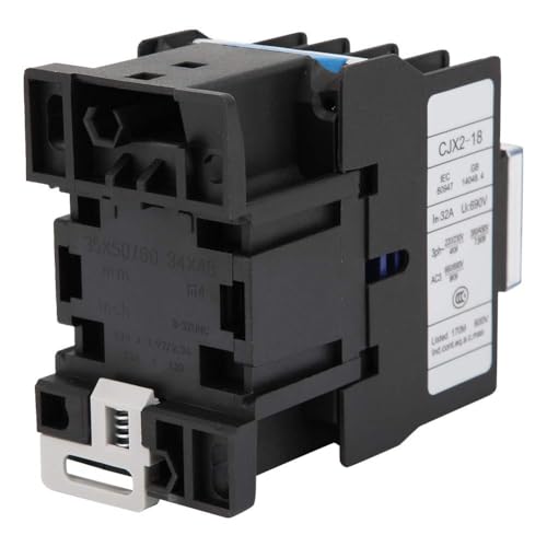 3-Pin Contactor CJX2-1810 24/36/48/110 / 380V AC Rail Coil (380V AC)