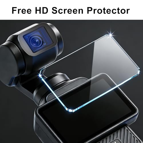 1.2X Anamorphic Lens for DJI Osmo Pocket 3 Pocket 4, Magnetic Attachment, Multi-Layer Coated Optical Glass, Includes Portable Box and Screen Protector