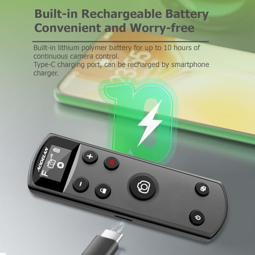 for FUIIFILM Camera Wireless Remote Control, Rechargeable Shutter Release OLED Remote for FUJFILM