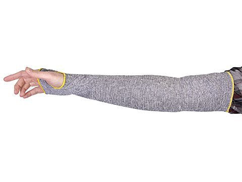 [AUSTRALIA] - Superior Glove KTAG1T18T TenActivTM Grey Stay-Cool Cut-Resistant Sleeve 18" Length (Medium, With Thumbhole) Medium 