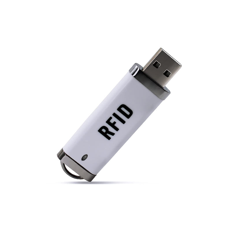 Riversmerge 13.56Mhz IC ISO14443A RFID Reader for F08/Classic S50 Card Mini USB Keyboard Emulation Compatible with Windows/Android/Liunx System + 5pcs Card Mini IC 13.56Mhz
