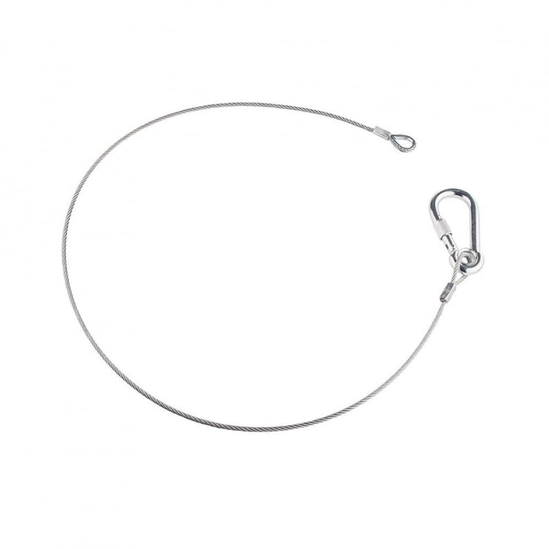 Sarknoah. 0.16″(4mm) Diameter,Longth 24″(60mm) Stage Lighting Stainless Steel Safety Cable With Carabiner Lock Hook. Heavy Duty Fall Protection for Stage Lights, DJ Equipment (1102LB Load),5Packs. Diameter:0.16Inch / Longth：24Inch 