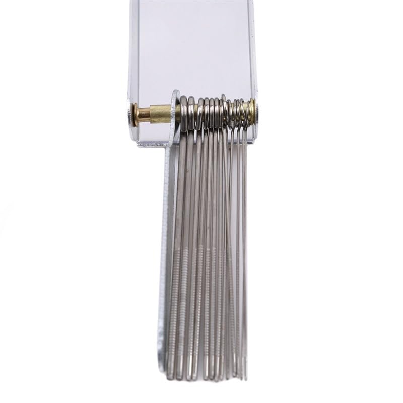 [AUSTRALIA] - Blue Needle File Set Luthier Sperrins Guitar Nut Slotting File Saw Rods Slot Filing Set Needle File Set Replacement Tools Tip Cleaner Files Guitar Tools Instrument Accessories 