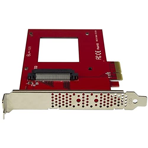 [AUSTRALIA] - StarTech.com U.2 to PCIe Adapter - x4 PCIe - For 2.5" U.2 NVMe SSD - SFF-8639 PCIe Adapter - U.2 SSD - PCIe SSD - U.2 drive (PEX4SFF8639) 