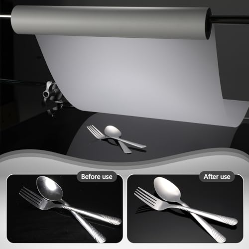Nezyo Light Diffuser Sheet Diffusion Film Sheet Lighting Gel Diffuser Roll White Diffusion Paper for LED Flash Strobe Light Photography Video (15.75 x 590.6 Inch/ 0.4 x 15 M) 15.75 x 590.6 Inch/ 0.4 x 15 M