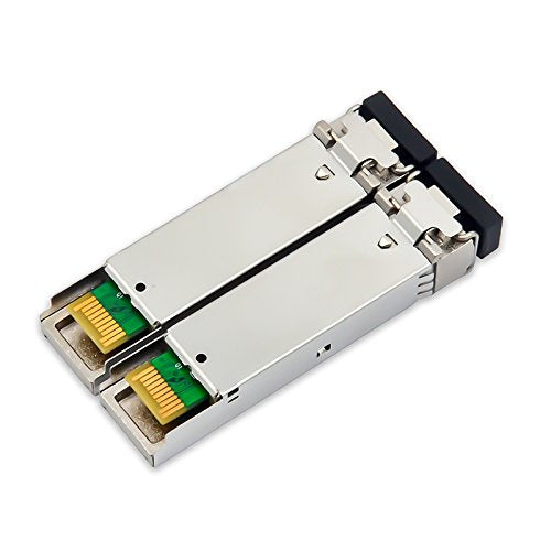for Cisco GLC-BX-U and GLC-BX-D 1.25G SFP Module BIDI WDM Transceiver 10-20KM Simplex LC (1Pair) For Cisco SFP-WDM: 10km