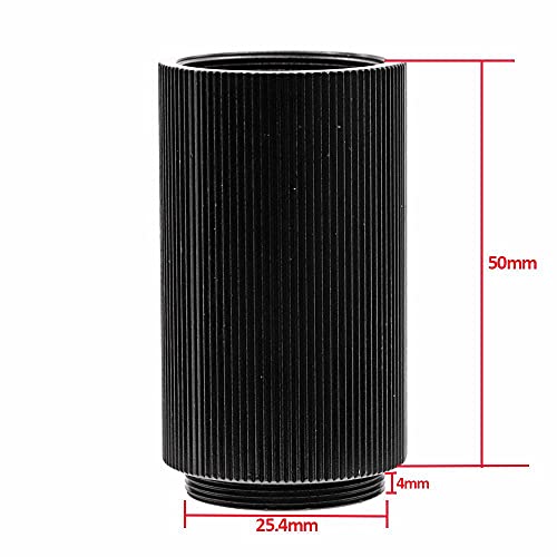 C-Mount Extension Tube Adapter C-CS Mount Adaptor Spacer Ring Extension Tube for CS-Mount CCTV Security Camera1 2 5 10 15 20 25 30 40 50 100 mm (50mm) 50mm