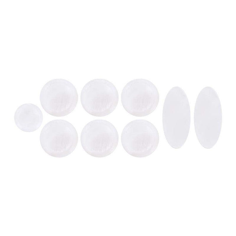 [AUSTRALIA] - 9Pcs/set Saxophone Key Buttons, Inlays White Abalone Shell Finger Button for Alto Tenor Soprano Sax Replacement tenor saxophone key pearls 
