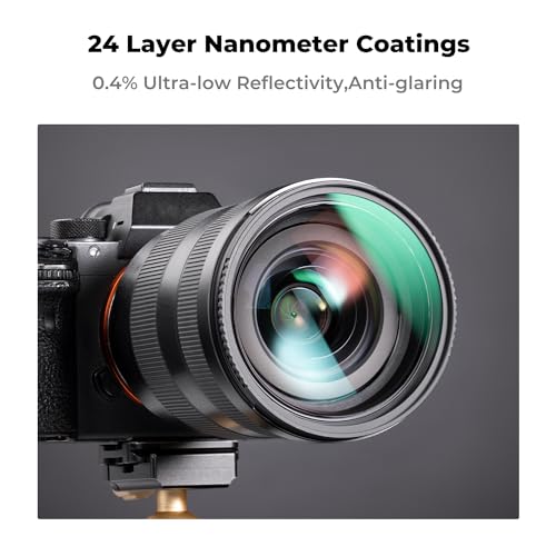 K&F CONCEPT 67mm CPL MCUV ND1000 Lens Filter 2 Lens Caps Kits