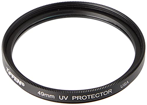 Tiffen 49BPM14 49mm Black Pro-Mist 1/4 Filter & 49mm UV Protection Filter