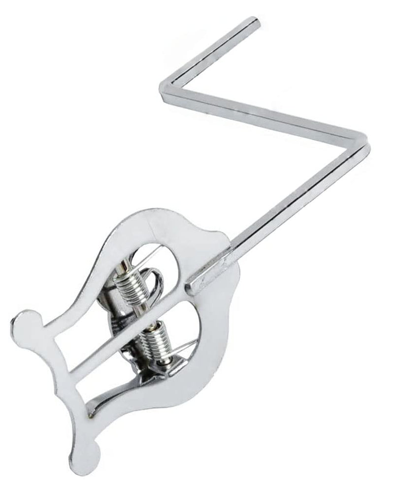 Nickel-Plated Saxophone Marching Lyre Music Sheet Clip for Alto Tenor Saxophone Silver