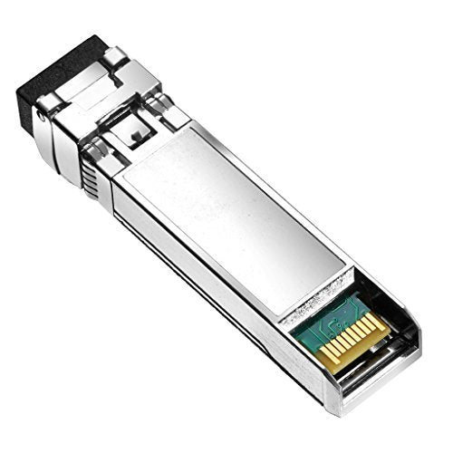 10G SFP+ SR Transceiver, SFP+ to LC Multimode Module Compatible for Cisco SFP-10G-SR, Meraki MA-SFP-10GB-SR, Ubiquiti UF-MM-10G,Netgear,D-Link,TP-Link,Mikrotik, 850nm, Duplex LC, 300m, DDM