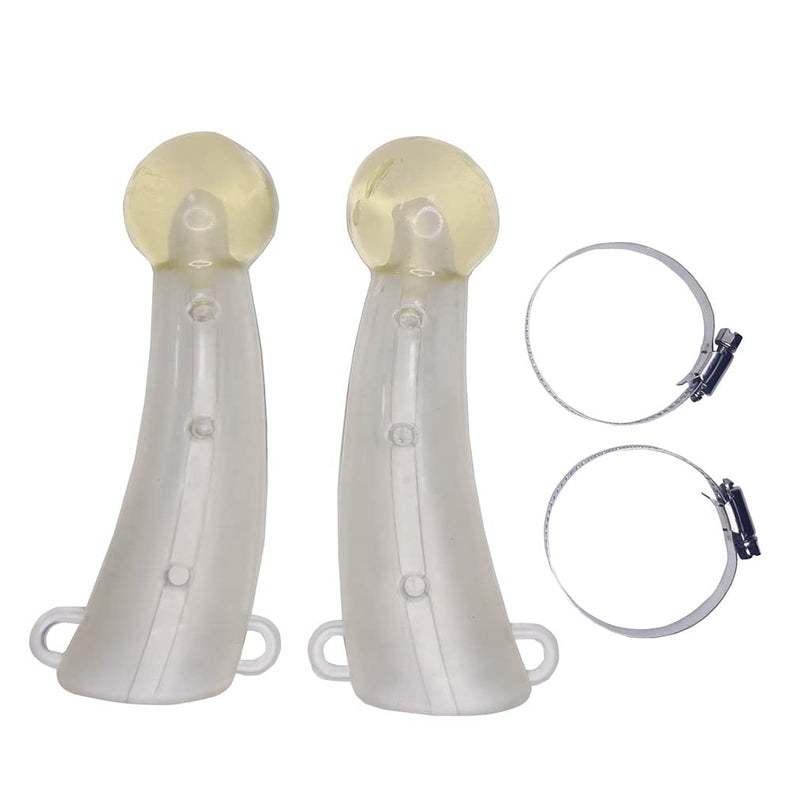 Small Size Silicone Goats Calf Cattle Bull Cow Horn Cover Anti-Fight Protective Cover Cow Horn Protector Round Cornered With Small Size 6.9"X1.77"