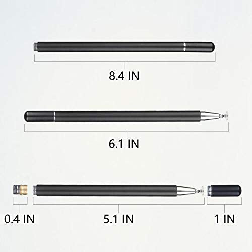 WeTest Capacitive Stylus Pen,Magnetism Cover Cap, High Sensitivity and Precision, Universal for Tablets and Other Touch Screens, silver