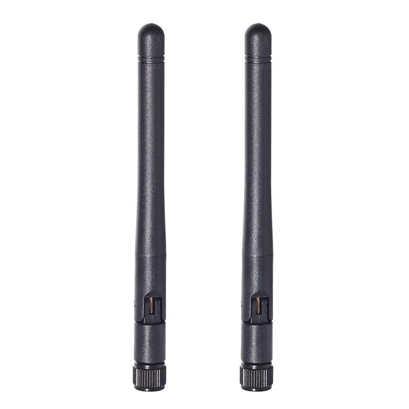 Bingfu Dual Band WiFi 2.4GHz 5GHz 5.8GHz 3dBi MIMO RP-SMA Male Bluetooth Antenna (2-Pack) for PC Computer WiFi Router Wireless Network Card USB Adapter Security IP Camera Video Surveillance Monitor （RP-SMA Male）Antenna 2-Pack