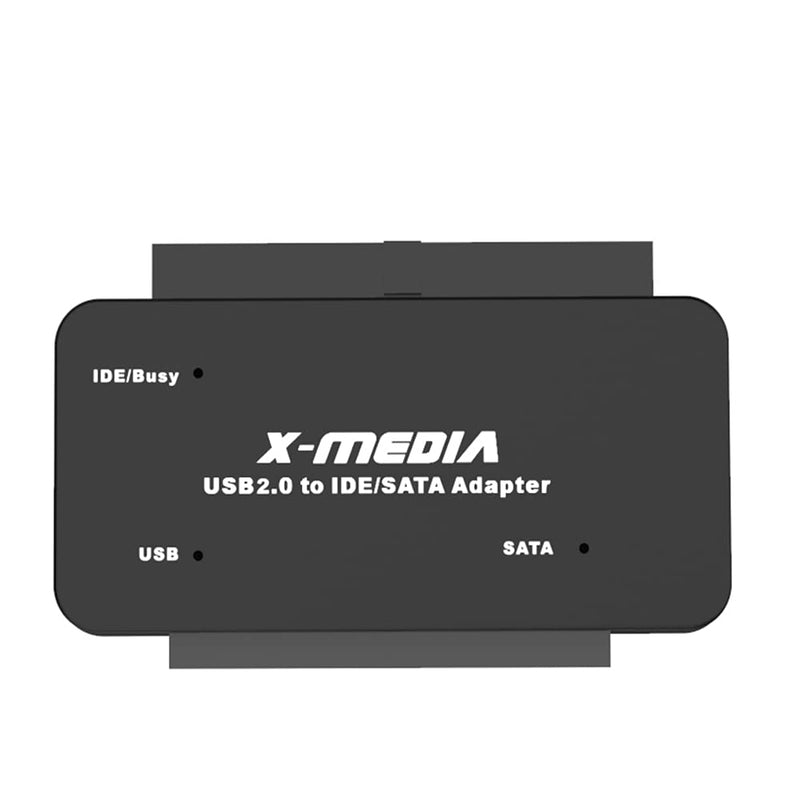 X-MEDIA XM-UB2235S USB 2.0 to IDE SATA Adapter Converter, External Hard Disk Reader/Adapter - Support 2.5/3.5-Inch HDD/SSD Hard Disk Drive