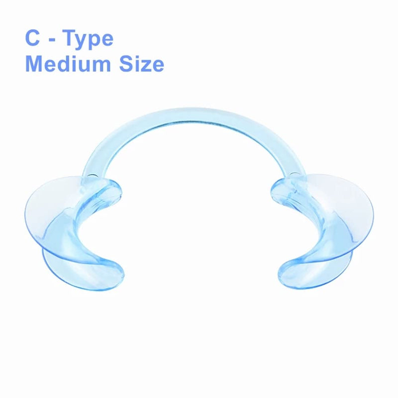 C-Shape Mouth Opener, Dental C-Shape Mouth Opener, Mouth Opener Challenge, Cheek Holder, Mouth Angle Holder, for Oral Examination, Treatment, Teeth Whitening