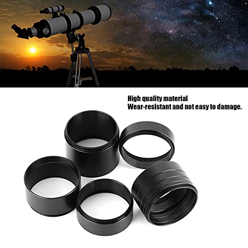 Srliya Set of Telescope Adapter spacers m42 Spacer kit 19×14×5 8pcs Set 3 5 7 10 12 15 20 30mm Lens Adapter Extension Tube Astronomical Telescope Accessory