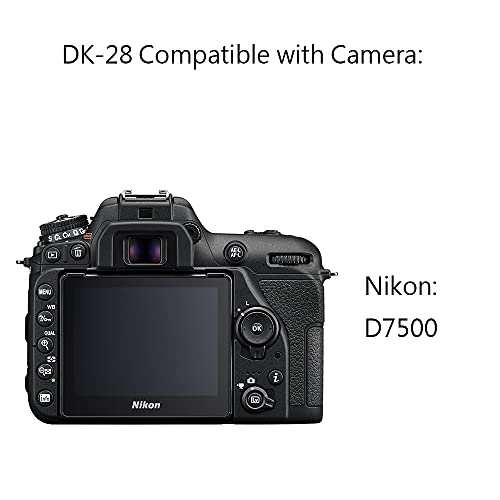 [2-Pack] D7500 Viewfinder Eyecup Rubber Eyepiece Compatible for Nikon D7500, Replace for DK-28