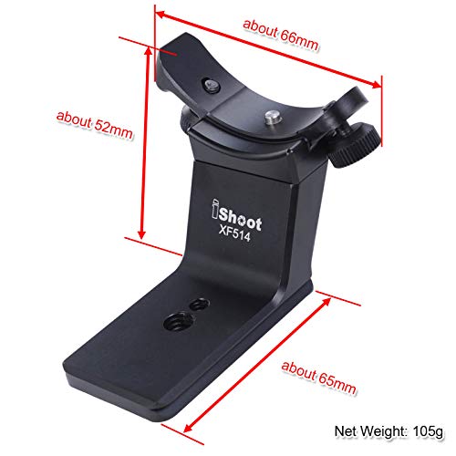CNC Precisely Machined Metal Lens Collar Replacement Base Foot Stand Adapter for Fuji XF 50-140mm F2.8 R LM OIS WR Telephoto Lens Tripod Mount Ring-Bottom is Camera Quick Release Plate Feature