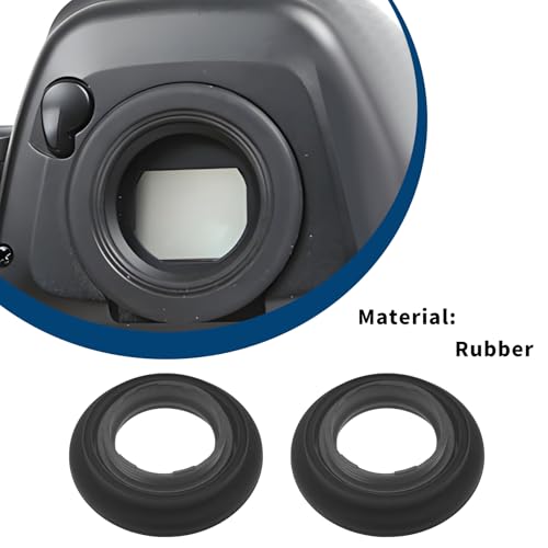 The Lord of the Tools 2PCS Rubber Camera Viewfinder Eyecup Camera Eyepiece Dust Protection Eyecup Compatible with Nikon DK-17 D6 D5 D4 D3 D700 D800 DF D2H D2X D2Xs D2Hs