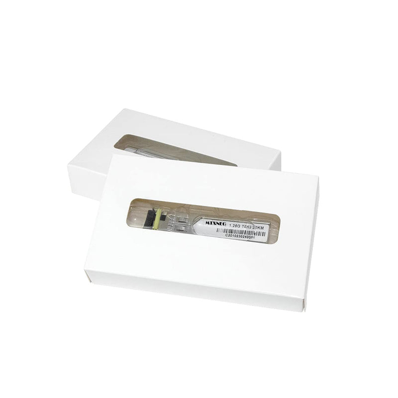 A Pair of 1.25G SFP Bidi Transceiver 1000Base-BIDI SingleMode Simplex LC Fiber Module SMF 1310nm/15500nm DDM up to 20 km for Cisco GLC-BX-D, Ubiquiti UniFi UF-SM-1G-S, Mikrotik and More (1) 1.25G BiDi LC