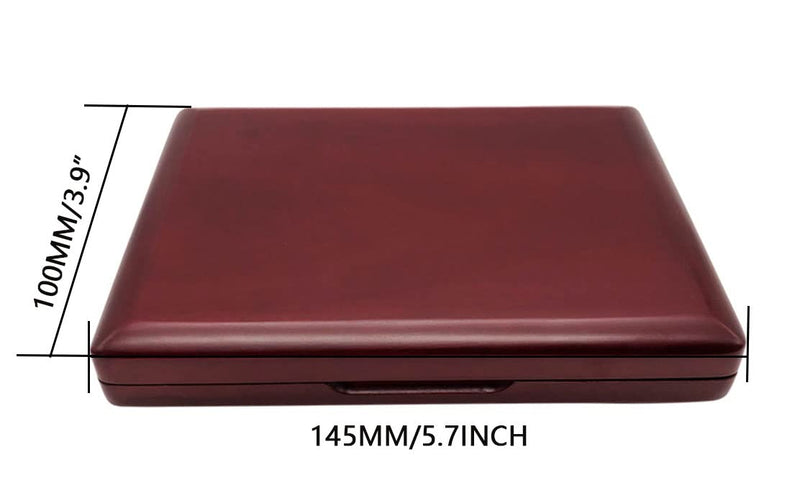 Maroon Color Reed Box Clarinet Reed Storage Case Reeds Holder for 6pcs Clarinet Reeds Woodwind Accessories