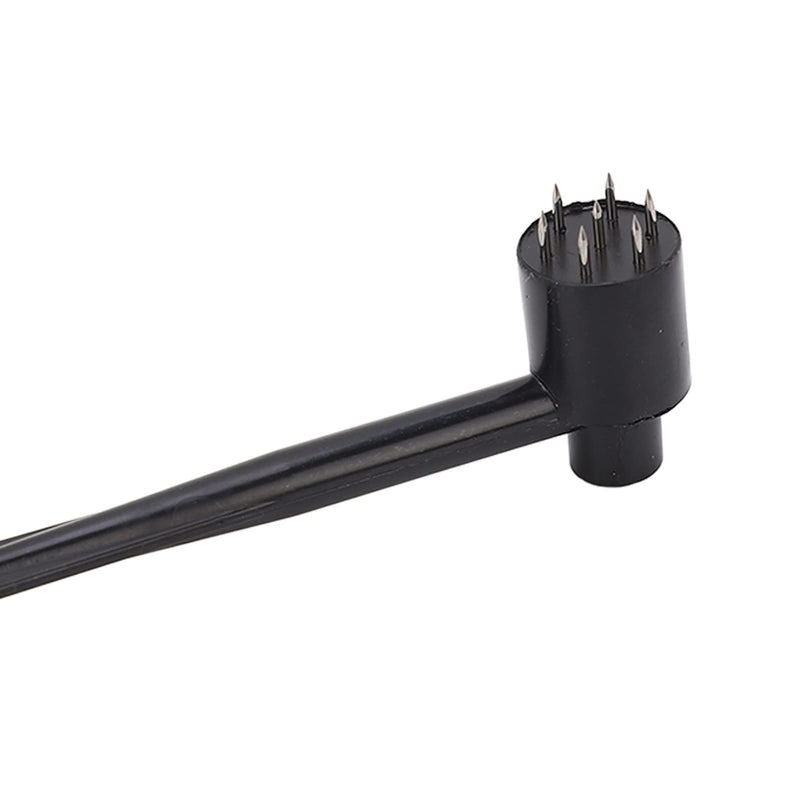 Fafeicy 5 x 7 Pin Plum Blossom Dermal Hammer, Plum Blossom Dermal Hammer for Industry, Rounded and Pointed, ABS and Stainless Steel Material