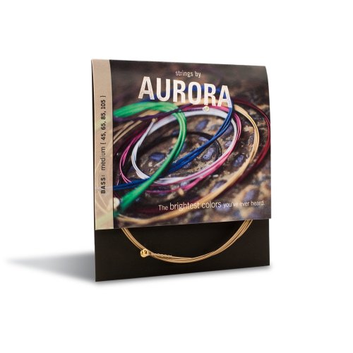 Aurora Bass Strings 4 Gauge Gold