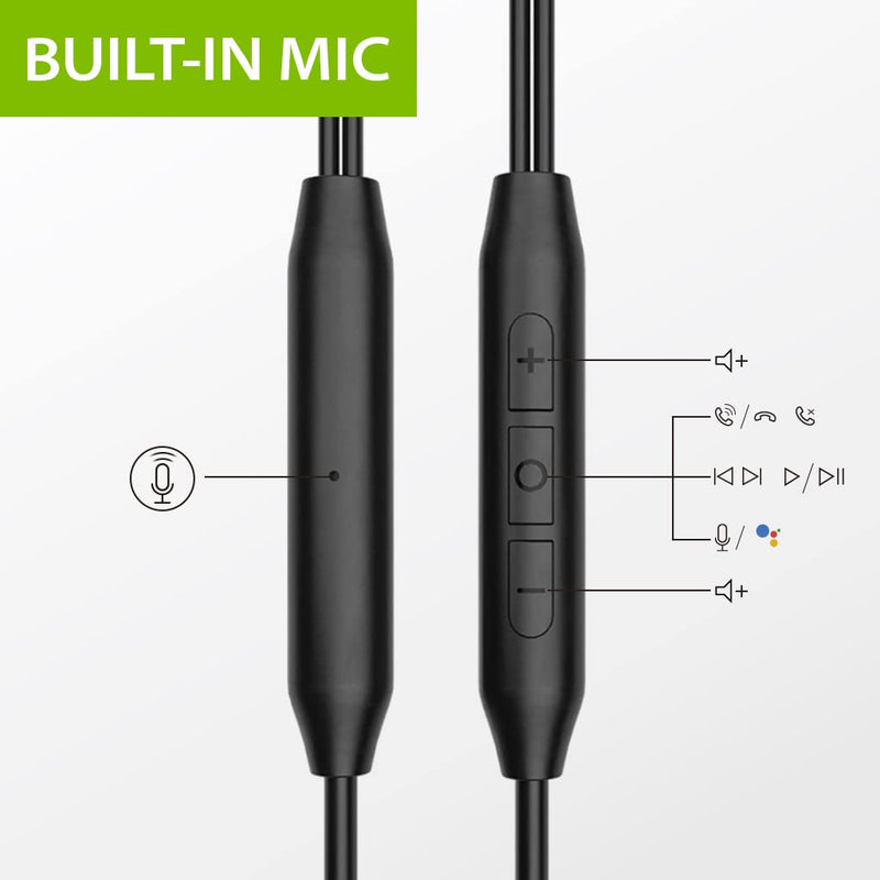 [AUSTRALIA] - Avantree C171 - USB-C Wired Earbuds with Microphone & Volume Controls, Compatible with New iPhone 15 & 16, Samsung, Google & Android Type C Phones Headphones with Ear Hook for Running & Sports Black Standard USB-C (Android & iPhone 15 & 16) 