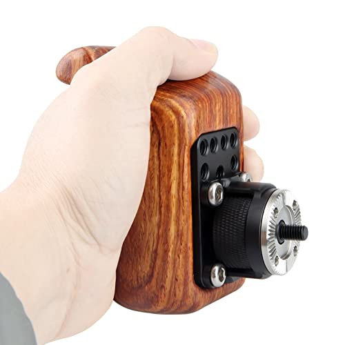 NICEYRIG Rosette Wooden Handle Grip Left Side (M6 Thread Diameter 31.8mm)